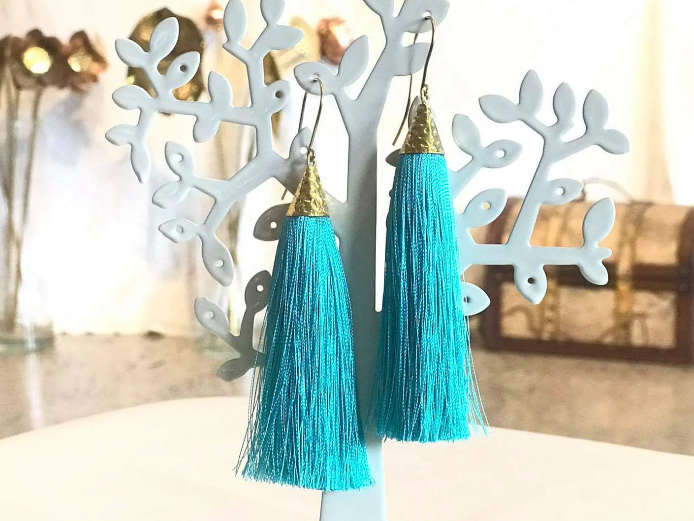 Embroidery thread deals earrings